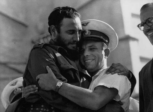 Фидель Кастро и Юрий Гагарин. 1961 год