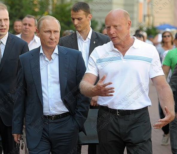 Владимир Путин и Сергей Бачин