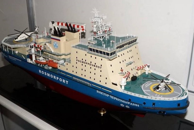 Дизельный ледокол "Виктор Черномырдин" должен был выйти в море еще в 2015 году
