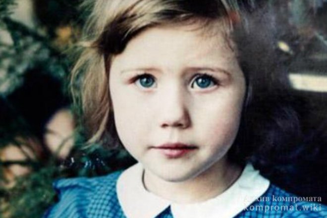 Анна Чапман в детстве.