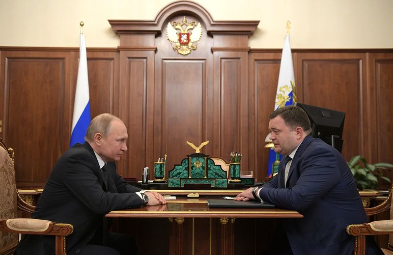 Фрадков-младший на встрече с Путиным